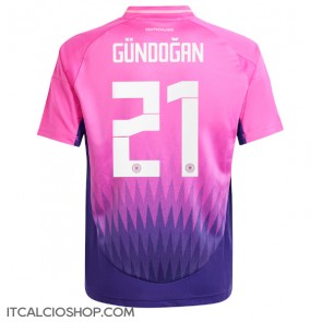 Germania Ilkay Gundogan #21 Seconda Maglia Europei 2024 Manica Corta